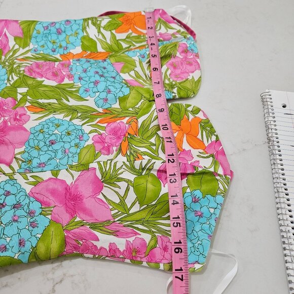 Milly Of New York Floral Sundress Size 8 Silk Floral Pink Blue Girlcore Coquette - Picture 10 of 11